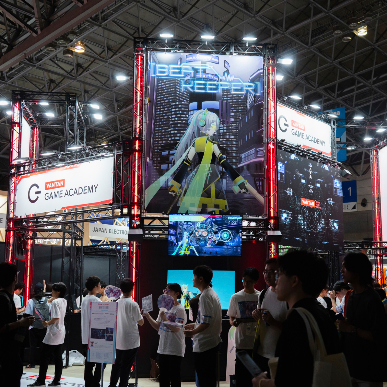 東京ゲームショウのバンタンゲームアカデミーブース